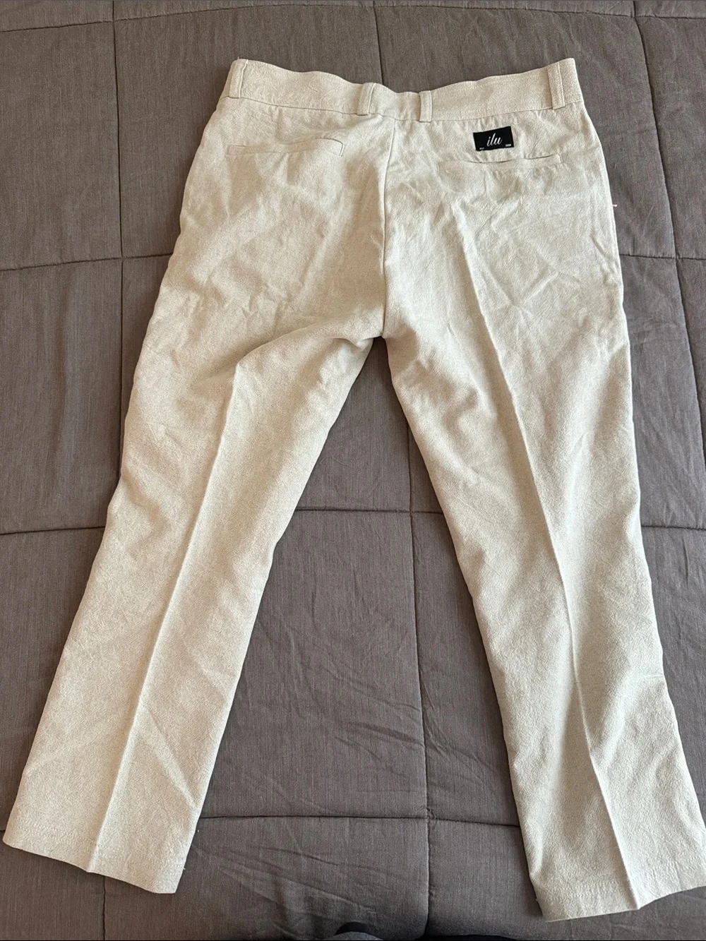 iloveugly slim fit linen pants